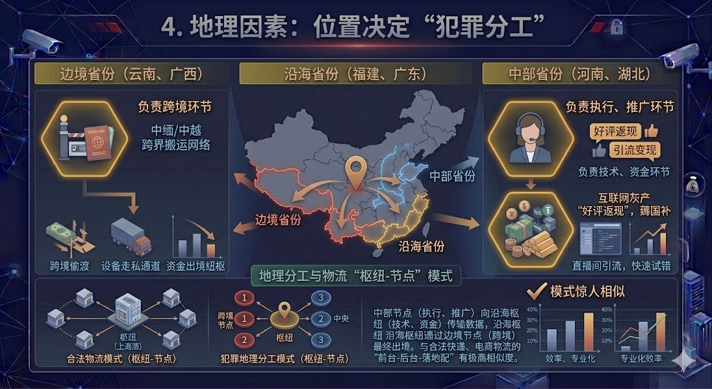 全国灰黑产地域分布情况